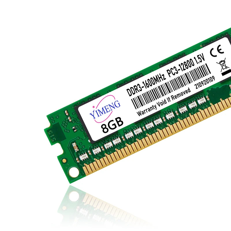 DDR3 2GB 4GB 8GB Desktop Memoria Ram PC3 1.5V 1066 1333 1600 1866Mhz Non-ECC Unbuffered 8500 10600 12800 204Pin DIMM Memory Ram