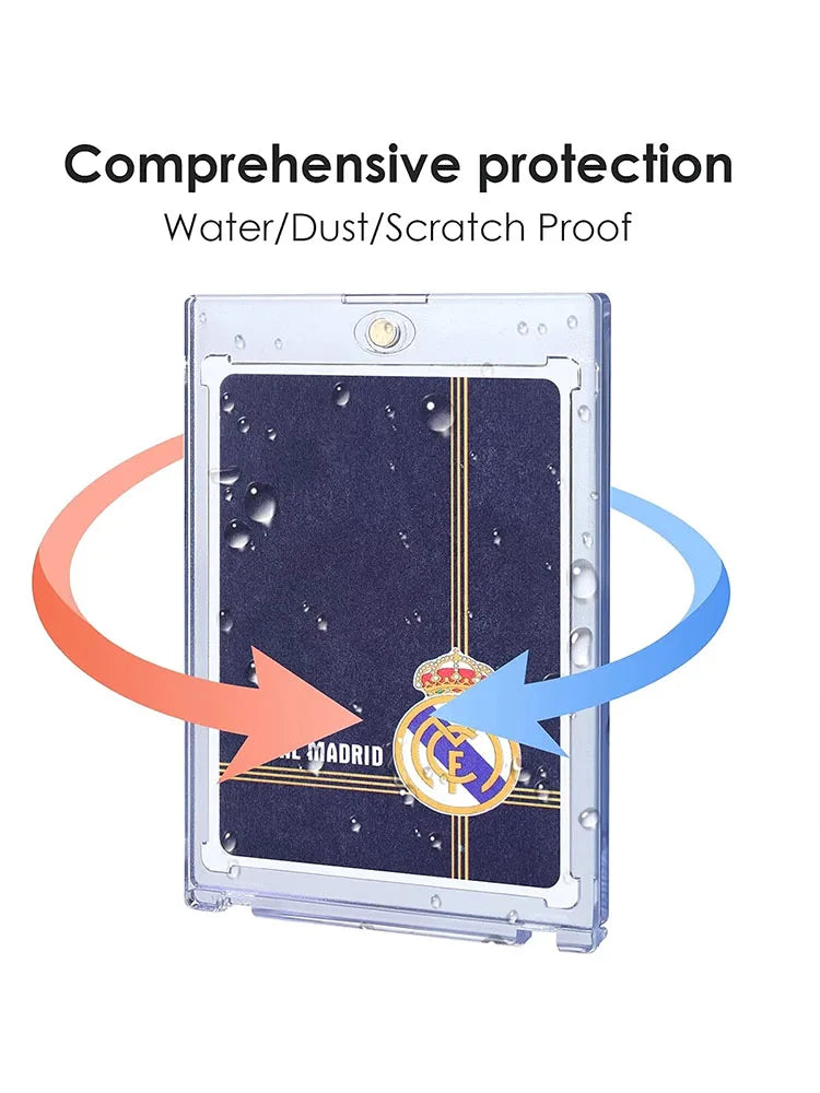 35PT Magnetic Holder Trading Cards Protectors Hard Plastic Sleeves Display Case Pokemon Baseball Sports Yugioh Standard Card