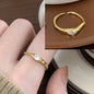 PANJBJ 925 Sterling Silver Lotus Ring For Women Retro TextureJewelry Irregular Creativity Adjustable Jewelry Party Gift Dropship
