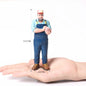 Realistic Professionals Pretend Career People Figures,Representing a Variety Of Occupations From Fire Fighter to Nurse Figurines