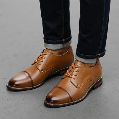 Social Male Shoe Gentleman'S Stylish Comfortable Business Wedding Shoes