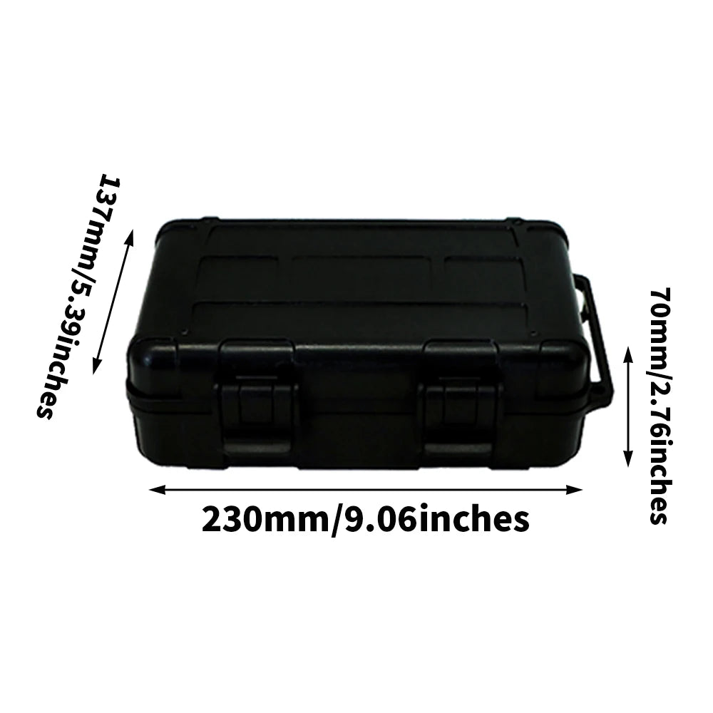 HONEYPUFF Sealed storage box storage tank with strong magnet UV protection storage tube Portable Car Organizer Car Storage Box