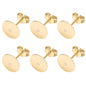 50pcs/Bag 925 Silver Stainless Steel Earring Studs Blank Post Base Pins With Earring Plug Findings Ear Back For Jewelry Making