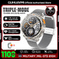 2026 New T-REX3 1100mAh Battery SmartWatch 10ATM Waterproof Compass Altitude HD Bluetooth call Sports Flashlight Smart Watch Men