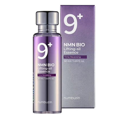 Korean Numbuzin NO.9 NAD+ BIO Skincare Set - Lifting-sil Mask NMN Essence Retinol Eye Cream Lifts Firms Brightens Korean Beauty