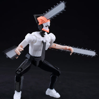 9L3D Multi-joint Articulated Anime Figures Saitama Kenshiro One Punch Man Fist North Star Chainsaw Man Dummy 13 Collectible Toys