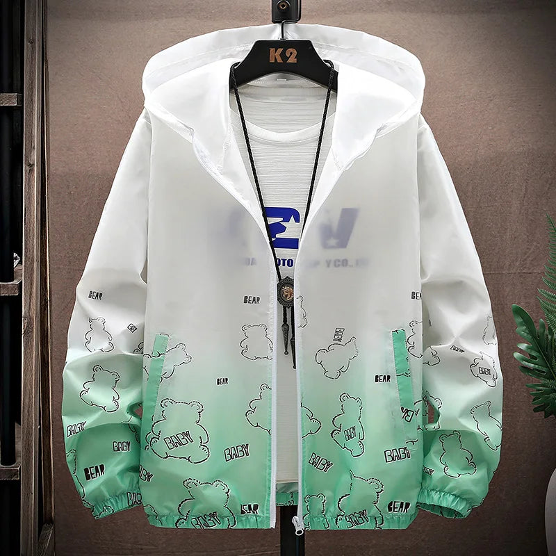 Outdoor Men's Thin Jacket Sunscreen Jacket 2024 New Summer Casual Windproof Jacket Breathable High-quality Jacket