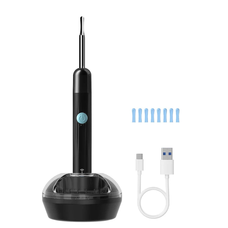 Visual WiFi Otoscope Camera 4.2mm 1080P HD Ear Picker for IOS/Android Ear Cleaning Wireless Endoscope with Ear Wax Removal Tools