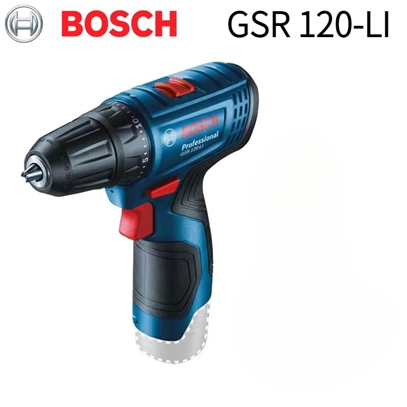 Bosch Electric Drill GSR 120-LI 12V Rechargeable Cordless Multi-function Home DIY Screwdriver Power Tool Sets