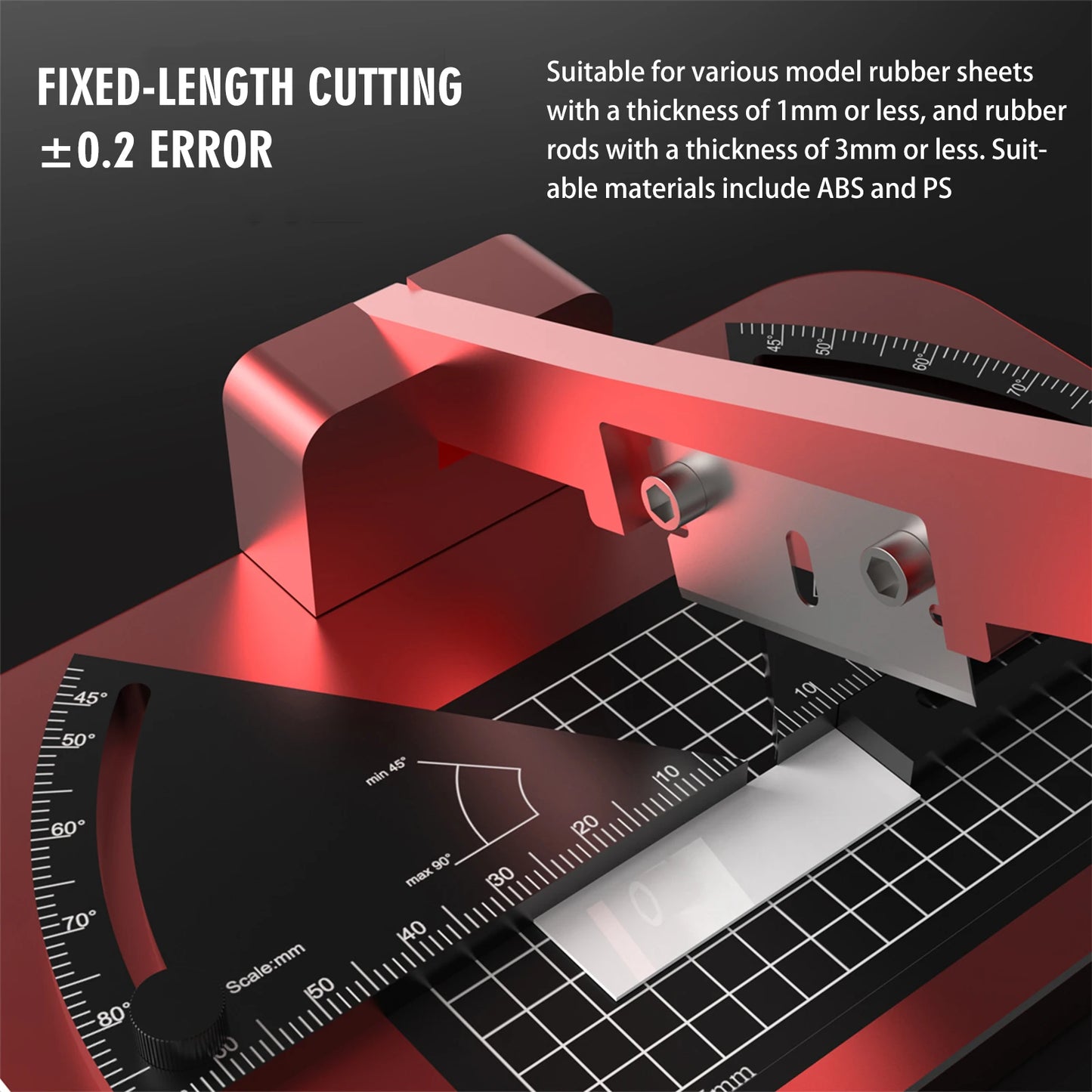 MAZHA T0009 Precision Angle Cutting Station Fixed Angle Micro Shaping Tool For Scale Models DIY Craft Hobby Model Building Kit