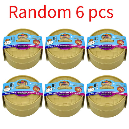 2026 Hot Sale Blind Box Colorful Simulated Steamed Bun Squishy with Box Dumplings Sensory Squeeze Toy for Stress Relief