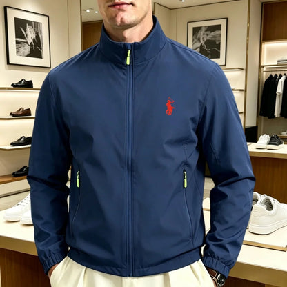 2026new high-end brand men's women's long sleeve zipper jacket autumn fashion exquisite Embroidery waterproof wear-resistant top