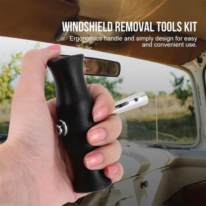 3pcs A Set Car Auto Windshield Removal Tool Windscreen Window Glass Cutting Wire & Handles Car Accessories