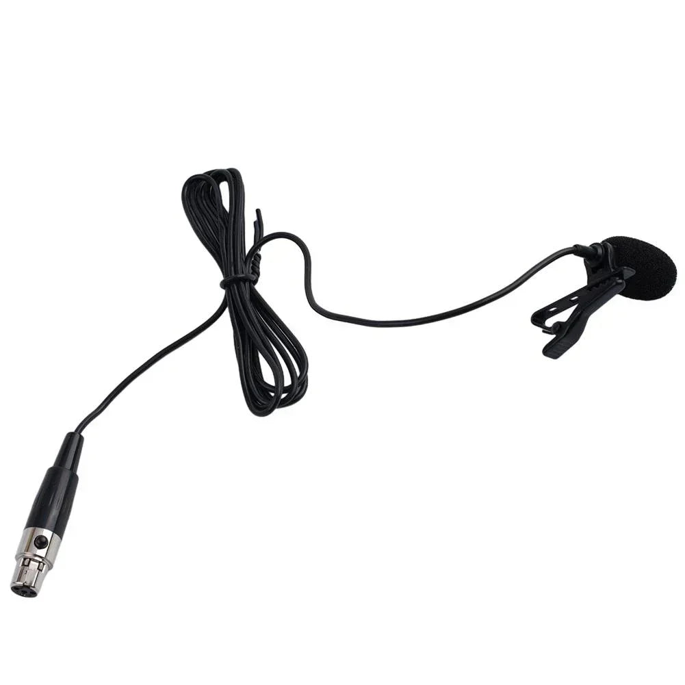 Portable 4-PIN Mini Microphone For Shure Wireless Lavalier Lapel Clip-on Microphone Audio Condenser Microphone For Meeting