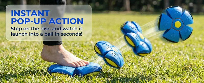 Flying UFO Throw Disc Ball – Outdoor Garden Basketball Game Toy for Kids, Flat Throw Flying Disc Fun Activity Toys
