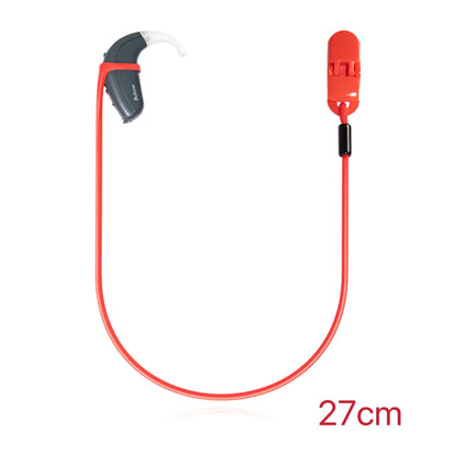 Anti Lost Rope Hearing Aid Adjustable Clips Rope Hearing Aid Clip Holder Hearing Aid Lanyard for Adults with Box 5 Colors