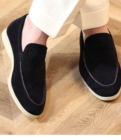 26 Men summer casual loafers made of suede, slip-on pull-on design, easy to wear and take off.LF1246