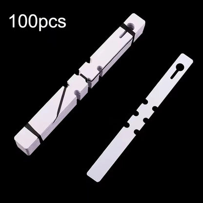 Garden100PCS Pvc Waterproof Ring For Flower Plant Labels, Seedlings, Orchids, Garden Floral Markers, Plastic Signboards