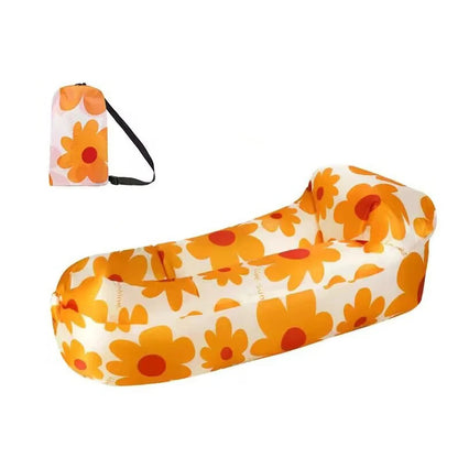 Portable Air Sofa Bed Inflatable Sofa Outdoor Inflatable Bed Outdoor Beach Bed Lazy Inflatable Camping Music Festival Rest Sofa