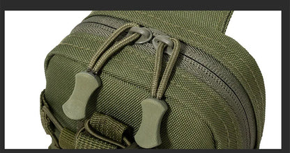 Outdoor Water Bottle Waist Bag Phone Crossbody Storage Pouch Camping Cycling Chest Bag Multifunctional Tactical Chest Bag Men's
