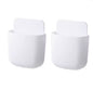 Wall Mounted Storage Box Phone Charger Holder Stand Rack for Remote Control Air Conditioner TV - Mobile Plug Organizer Case
