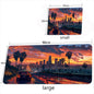 Game G-GTA-6 Mouse Pad Sunset Landscape Large Game Table Mats XXL Rubber Anti-slip HD Gaming Keyboard Mousepads Long Desk Mat