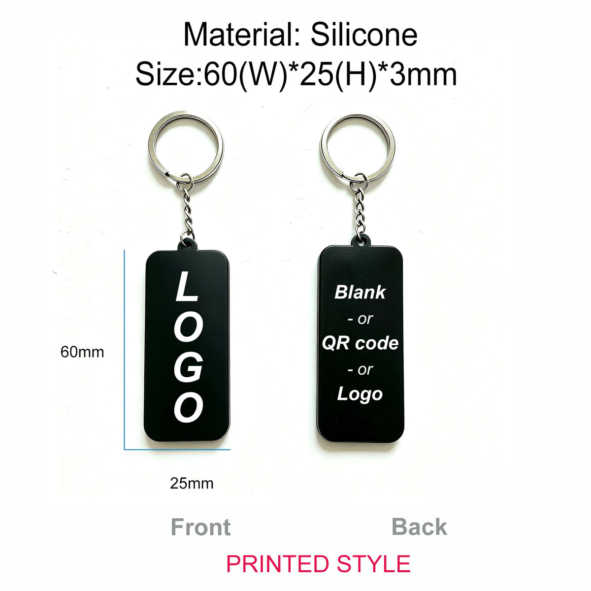 Custom 2D/3D Soft Rubber Key Chain Silicone Personalized Logo PVC Keyring Fashion Keychains Customizable Key Holder Chain