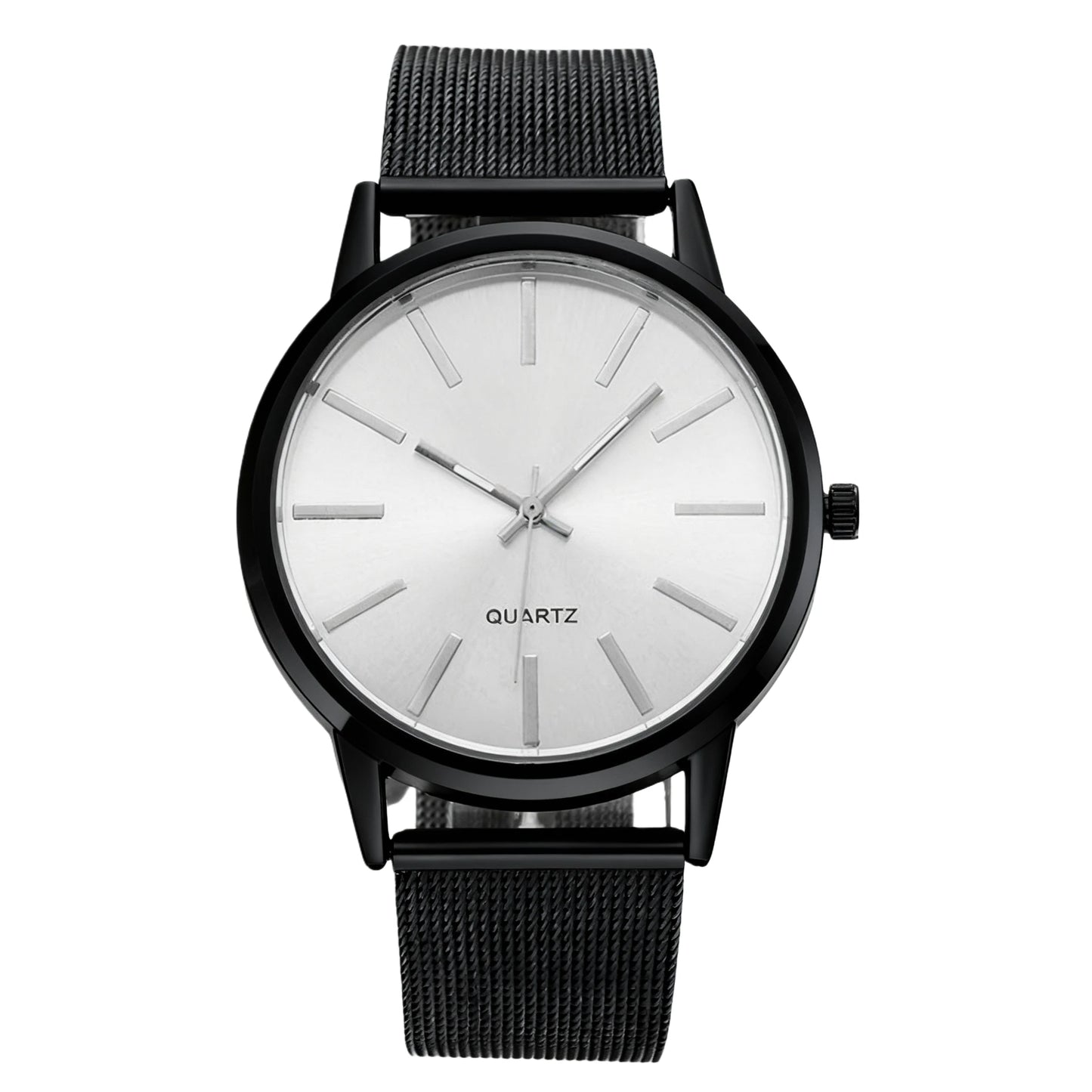 Womens Casual Round Quartz Watch Luxury Mesh Metal Bracelet Watches for Women Fashion Montre Femme Wristwatches for Ladies