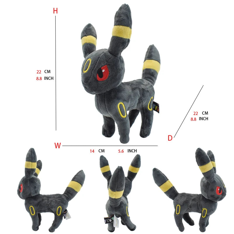 Pokemon Fit Pulsh Toys Gengar Caterpie Butterfree Litwick Lucario Mewtwo Gallade Haxorus Mew Furret Cute Stuffed Peluche Doll