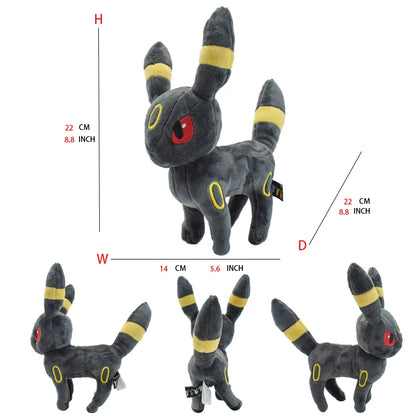 Pokemon Fit Pulsh Toys Gengar Caterpie Butterfree Litwick Lucario Mewtwo Gallade Haxorus Mew Furret Cute Stuffed Peluche Doll