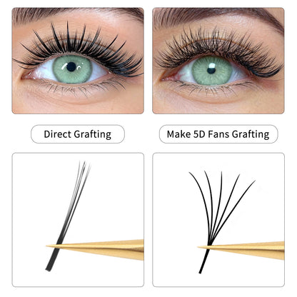 Winky Beauty 5D Flower Fairy Flora Lashes Cluster Classic Individual Eyelash Extension Lashes W Style Natural Soft Private Logo