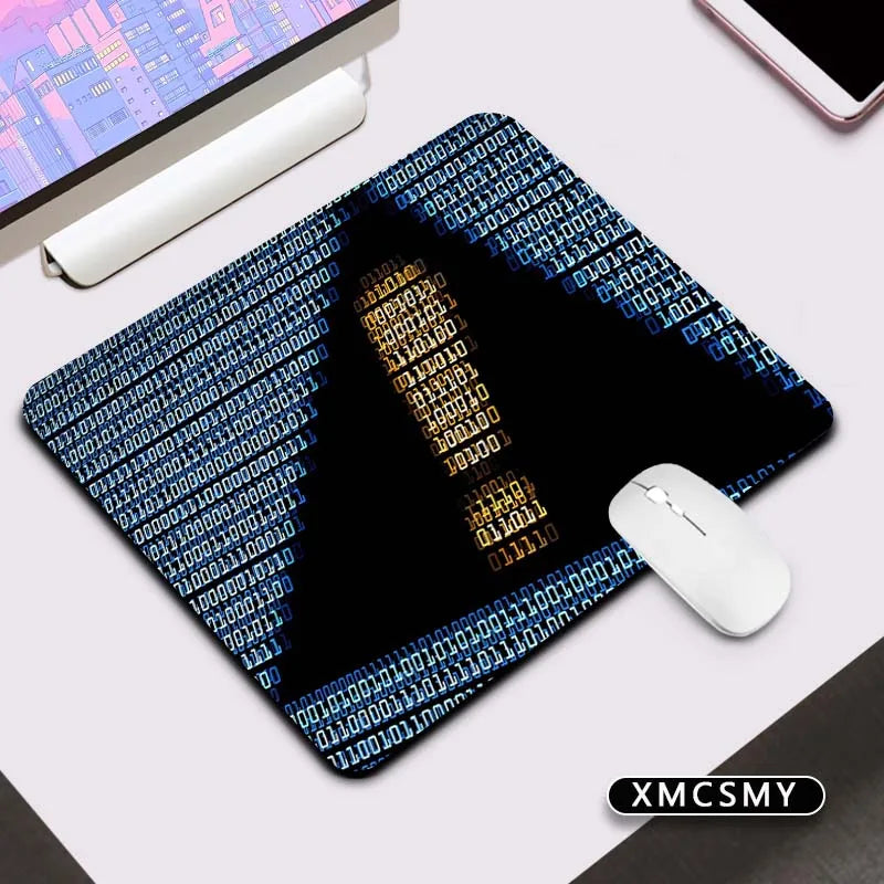 Matrix Binary Code Keyboard Pad Mouse Deskmat Computer Mat Pc Gaming Accessories Mousepad Gamer Mausepad Mats Cabinet Mause Pads