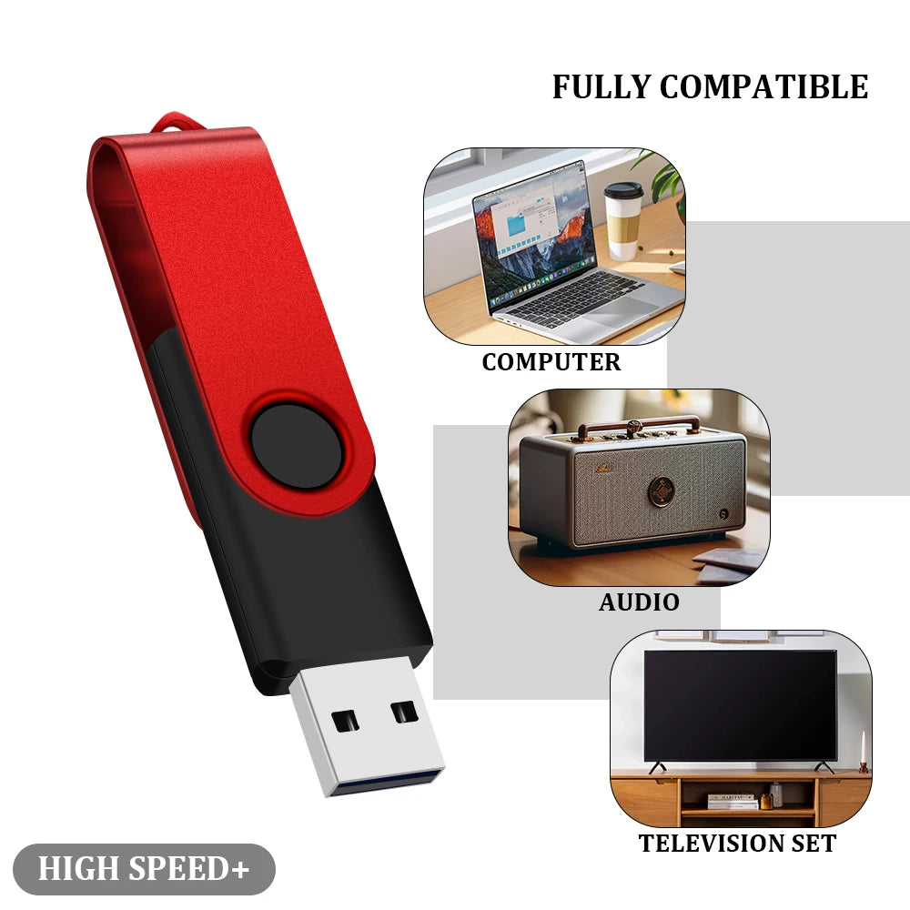 128GB USB 2.0 Flash Drive 64GB Pen Drive 16GB Pendrive 32GB Disk On Key USB Stick 4GB Memory Flash Disk Real Capacity Promotion