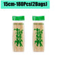 90-1350Pcs Bamboo Wooden BBQ Skewers Sticks Disposable 15/20/25/30cm for Grilling, Fruit, Kabob,BBQ, Barbecue, Camping, Outdoor