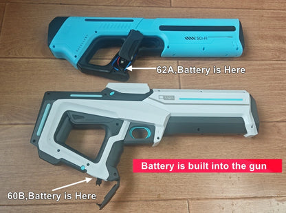Electric Water Guns for Adults Powerful Squirt Automatic Suction Water Storage Gun Blasters Summer Pool Outdoor Game Toy Gift
