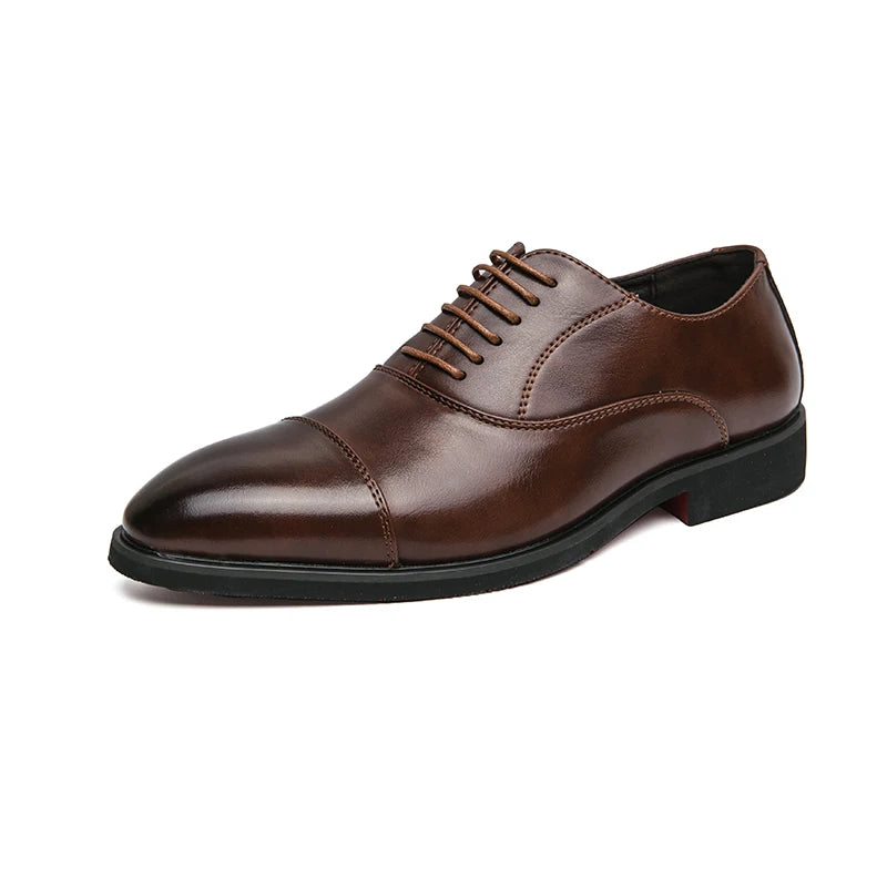 Mens Formal Oxford Shoes Business Leather Dress Shoes for Wedding Size 47 48