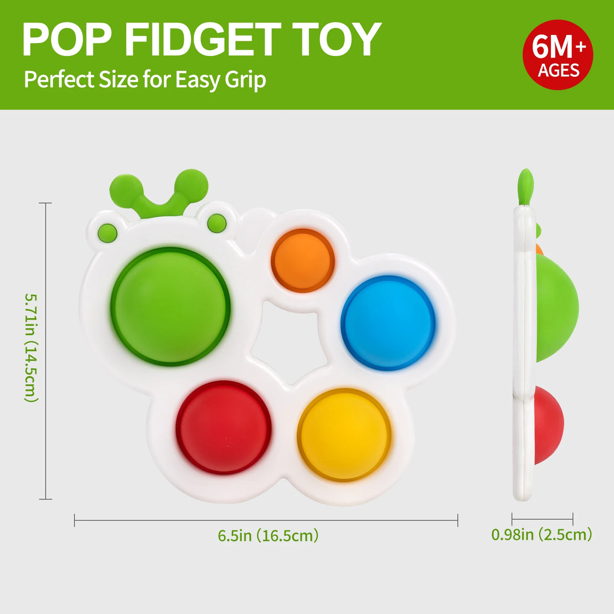 Baby Finger Toys Infant Montessori Colorful Sensory Toys Anti Stress Relief Toys Early Education Intensive Training Fidget Toys