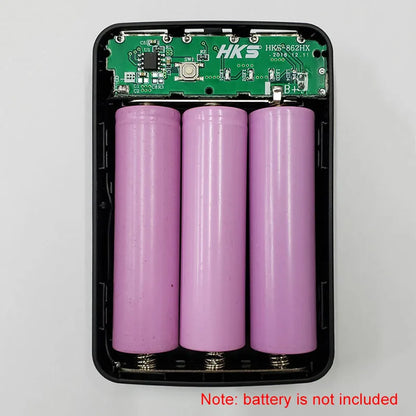 DIY Power Bank Box Rechargeable Flat Head Battery Charger Outer Case for Women Girls Birthday Gift