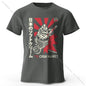 Japanese Foodie Print 100% Cotton T-Shirt, Soft & Breathable Round Neck Short Sleeve Tee, Unisex Cute & Cultural Style