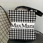 M-Max MaraS Brand Storage Bags Canvas Tote Bag Double-Sided Print Lightweight Shoulder Shopping Handbag for Daily Use