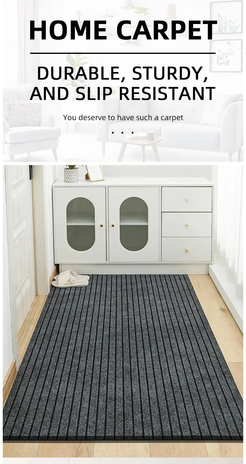 Large sized striped rubber bottom corridor carpet,laundry room carpet,anti slip and washable outdoor carpet,customized area carp