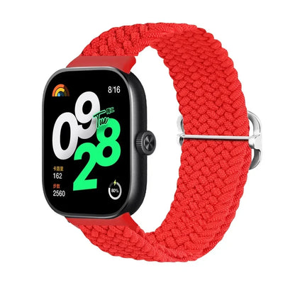 do paska Redmi Watch 4 Akcesoria Regulowany sportowy elastyczny nylonowy pleciony zamienny pasek correa bransoletka Miband 8 pro band