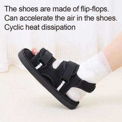 1Pcs Breathable Gypsum Fracture and Foot Injury Shoes Orthopedic Support Brace Versatile for Walking Post Op Shoe