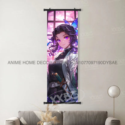Anime Demon Slayer: Kimetsu No Yaiba Figures Poster Canvas Print Hanging Painting Wall Art Scrolls Picture Home Decoration Mural