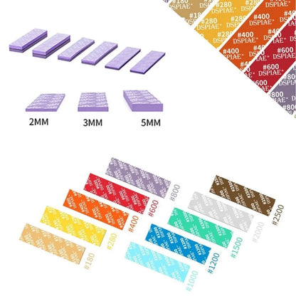 DSPIAE SS-S01 SS-S02 Model Sponge Sandpaper Combo Set for Gundam  Model Making Tool Grinding Polishing Sanding Paper DIY Craft
