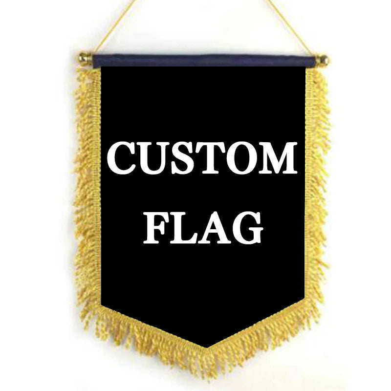 aerxemrbrae   Square Football Team Flag basketball teams activity flags Custom Logo Customized Exchange Pennant Hanging banner