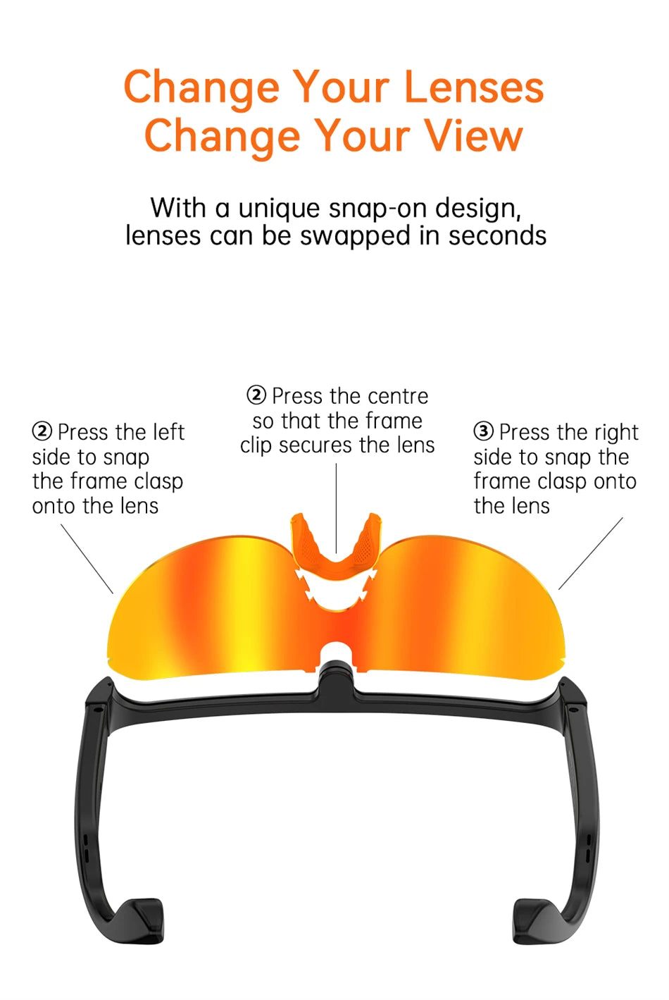 4K Polarized AI Smart Cycling Glasses Men 800W Camera Video Recording Translation Sunglasses Bluetooth Call Music Sports Glasses