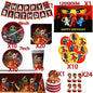 Ninjas Birthday Party Decoration Set Tableware Tablecloth Cup Plate Balloon Cake Topper Candy Boxes Party Favors Supplies Gifts
