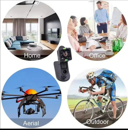 Mini Camera HD Portable Small Nanny Cam Video Voice Mini DV Recorder Indoor Covert Security Camera for Home and Office