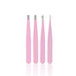 1/4 Pcs Professional Beauty Tool Eyebrow Tweezers Set Stainless Steel Eyebrow Forceps Set For Facial Hair Inward Growing women